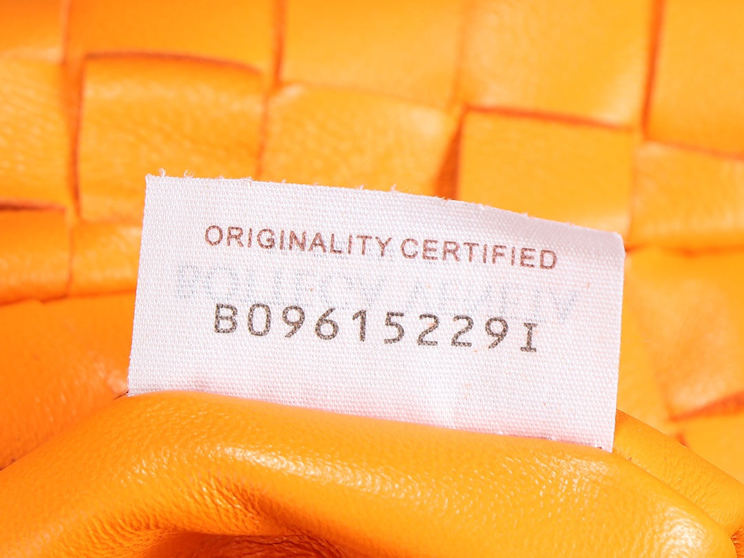 Bottega Veneta bv teen jodie 36cm orange lambskin