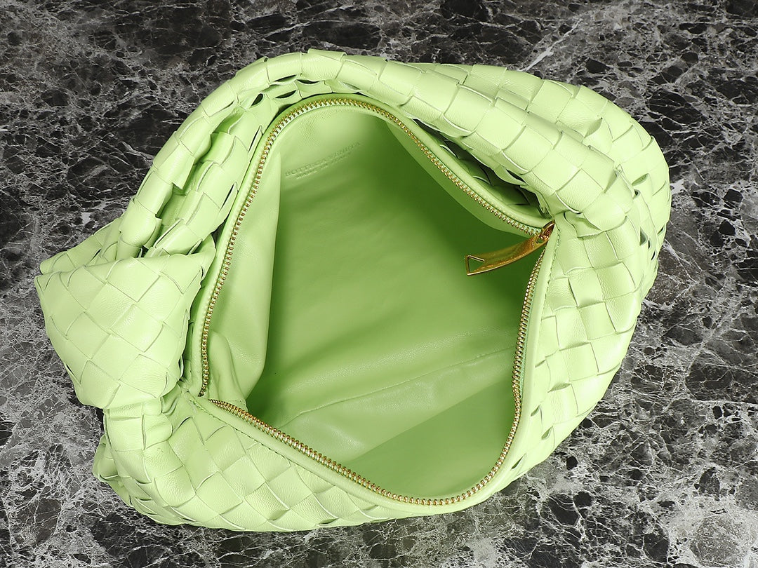 Bottega Veneta bv teen jodie 36cm light green lambskin