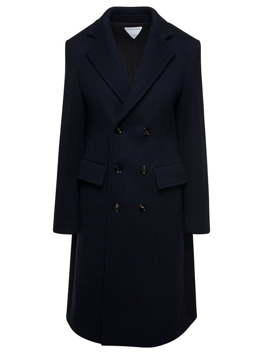 Bottega Veneta Women Double Wool Cashmere Cape Coat