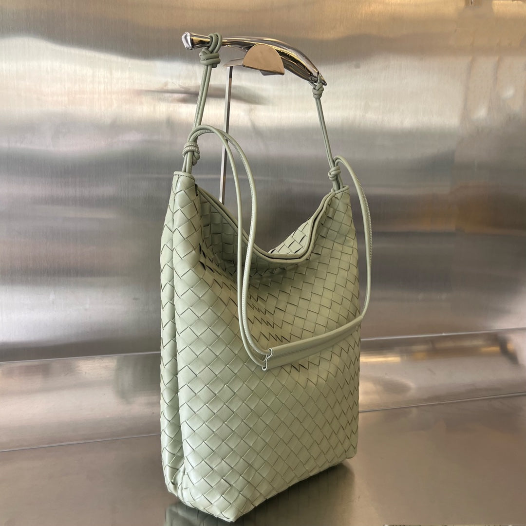 Bottega Veneta SARDINE HOBO 41 TRAVERTINE LAMBSKIN