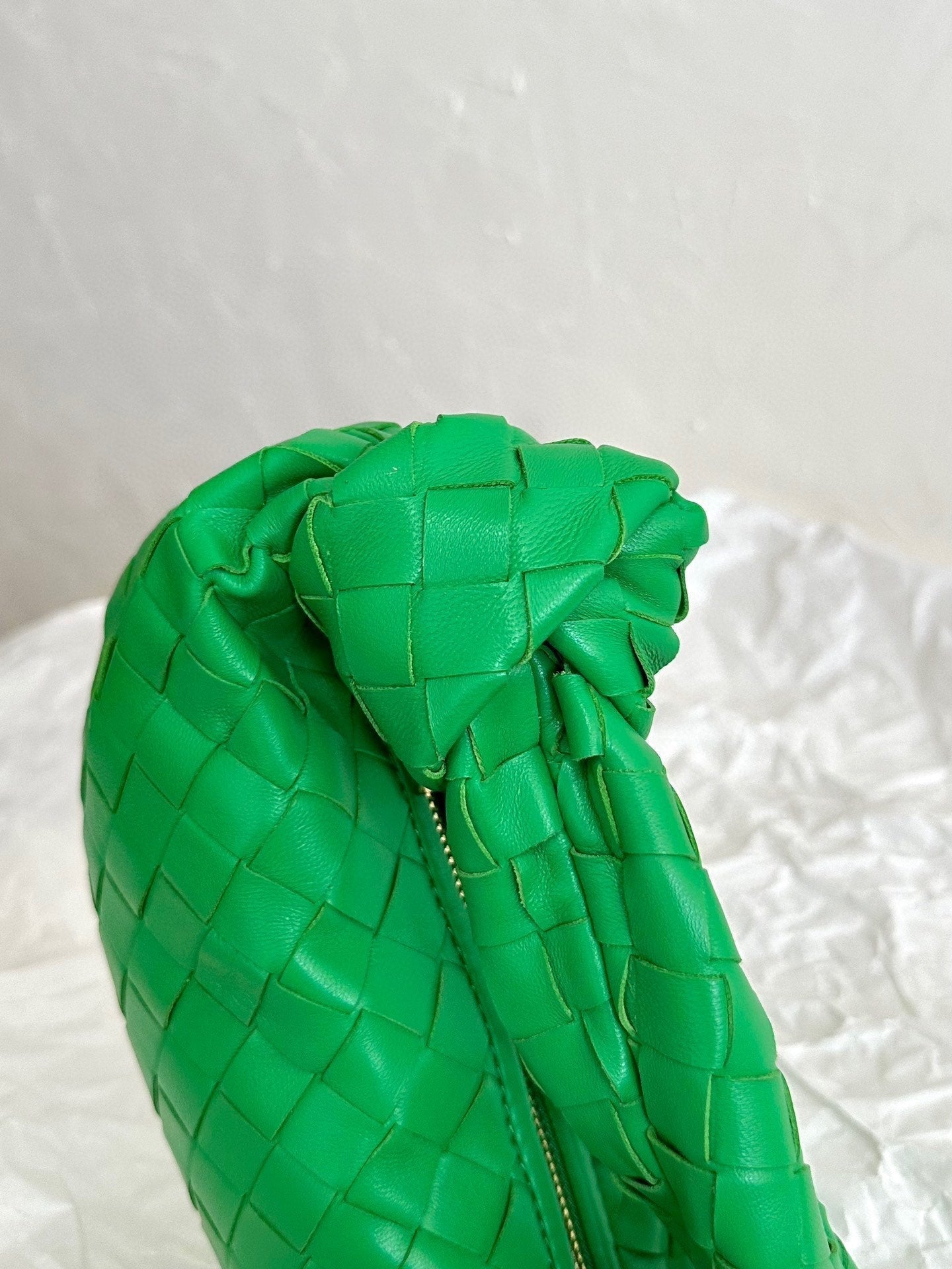 Bottega Veneta mini jodie 28 green lambskin