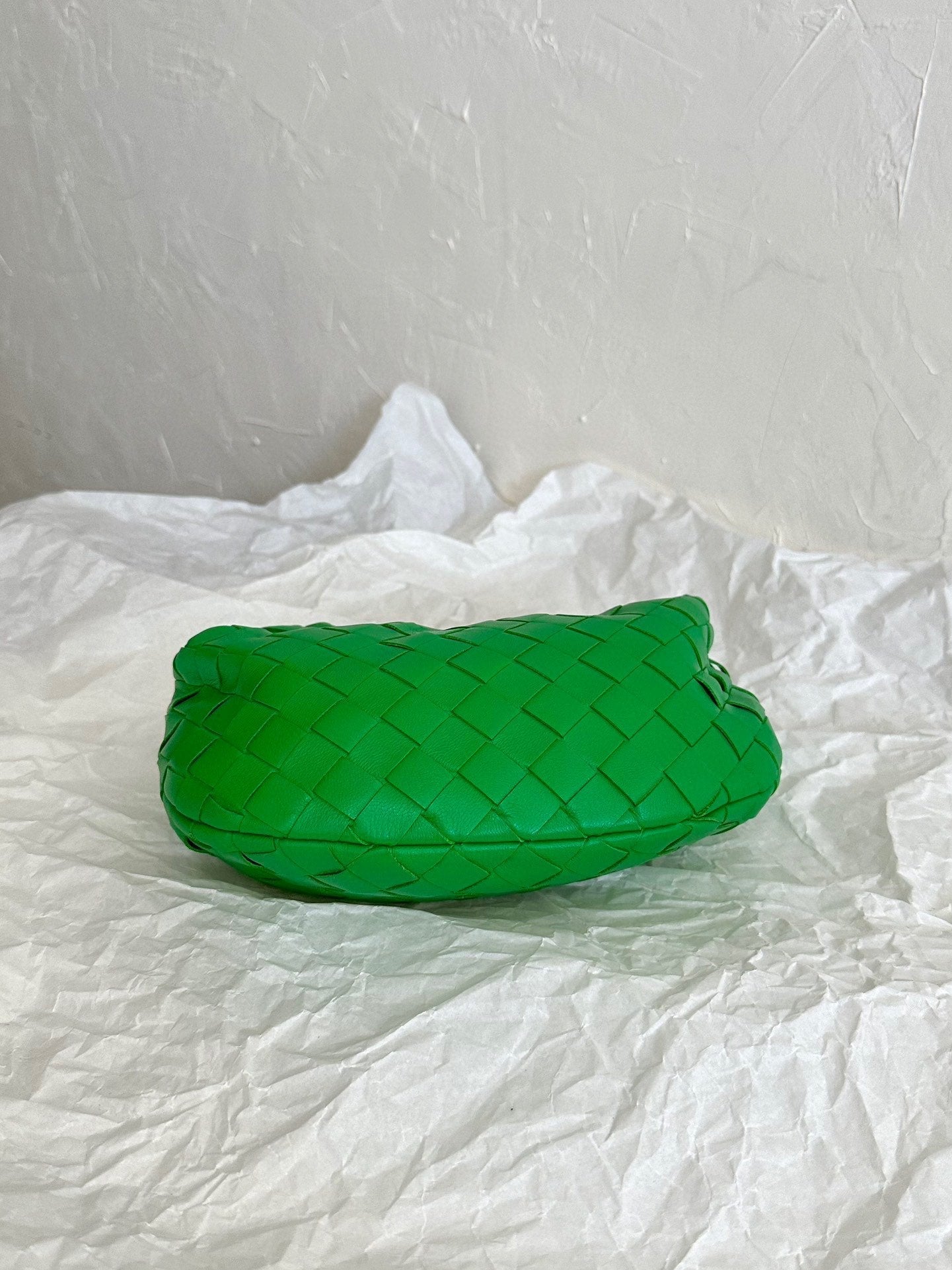 Bottega Veneta mini jodie 28 green lambskin