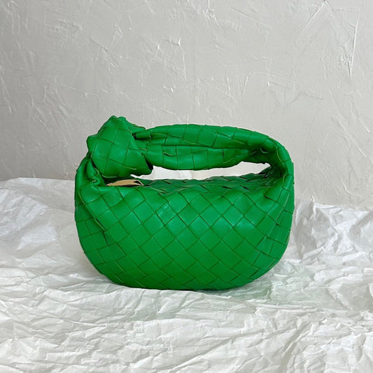 Bottega Veneta mini jodie 28 green lambskin