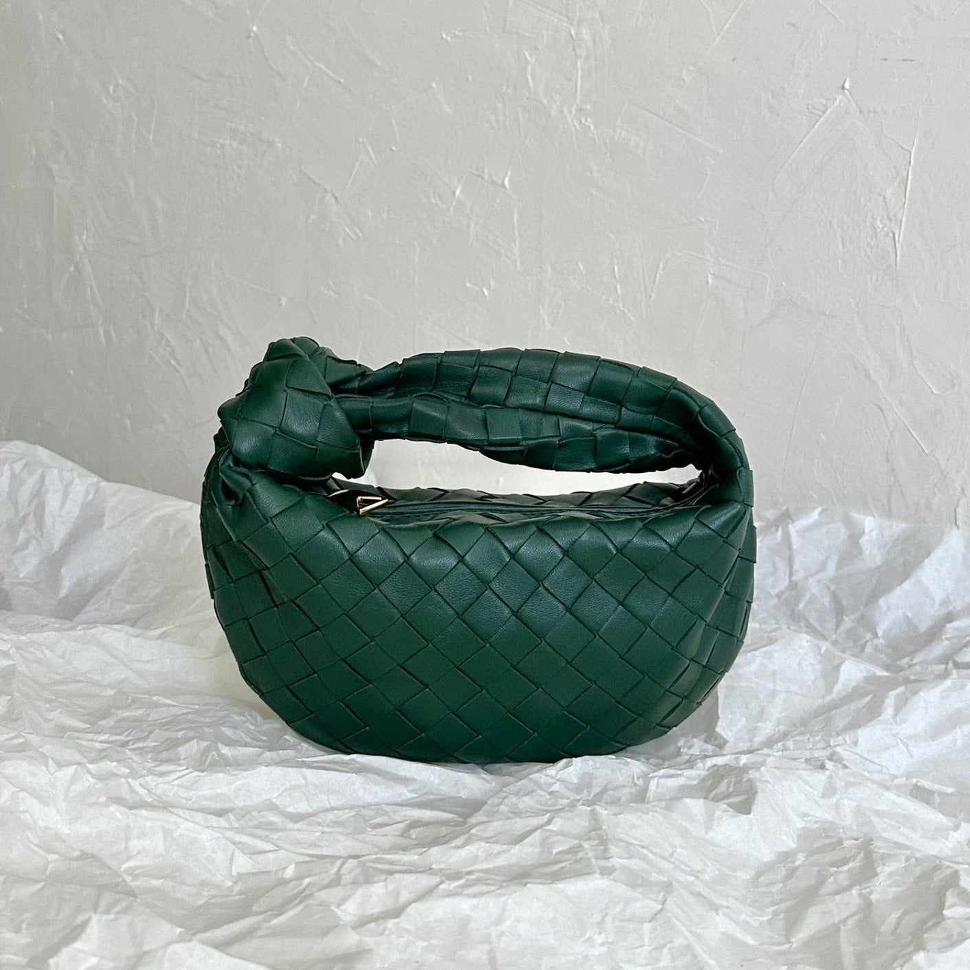 Bottega Veneta mini jodie 28 sherpa blue lambskin