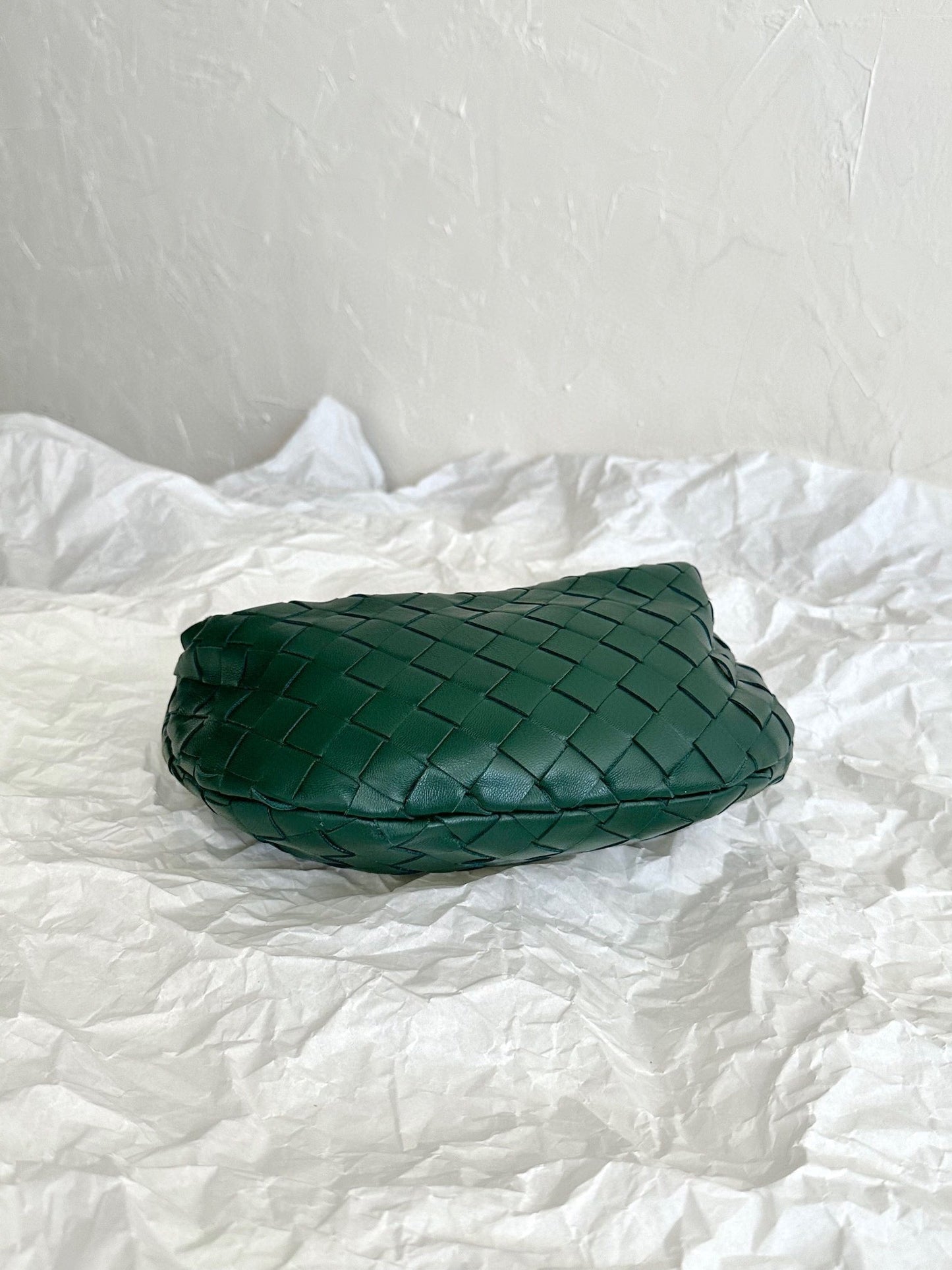 Bottega Veneta mini jodie 28 sherpa blue lambskin