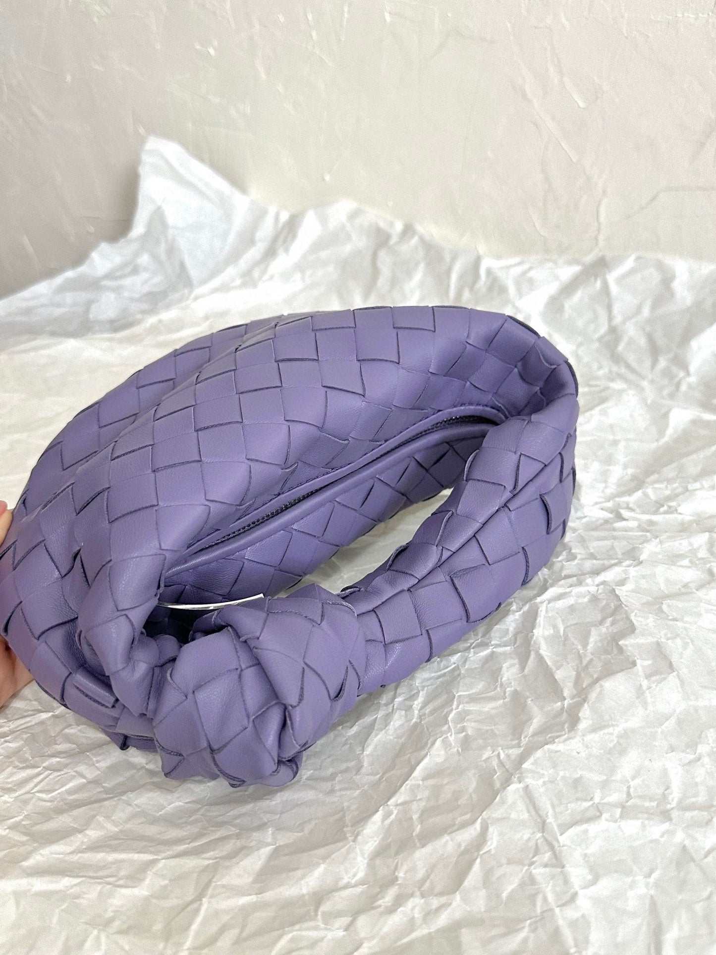 Bottega Veneta mini jodie 28 purple lambskin