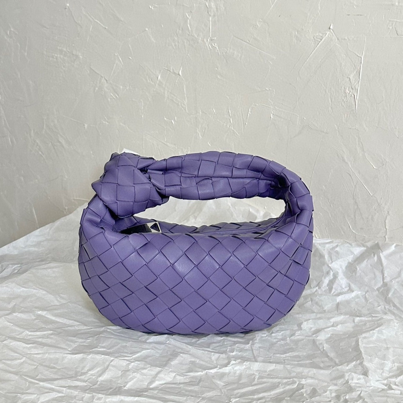 Bottega Veneta mini jodie 28 purple lambskin