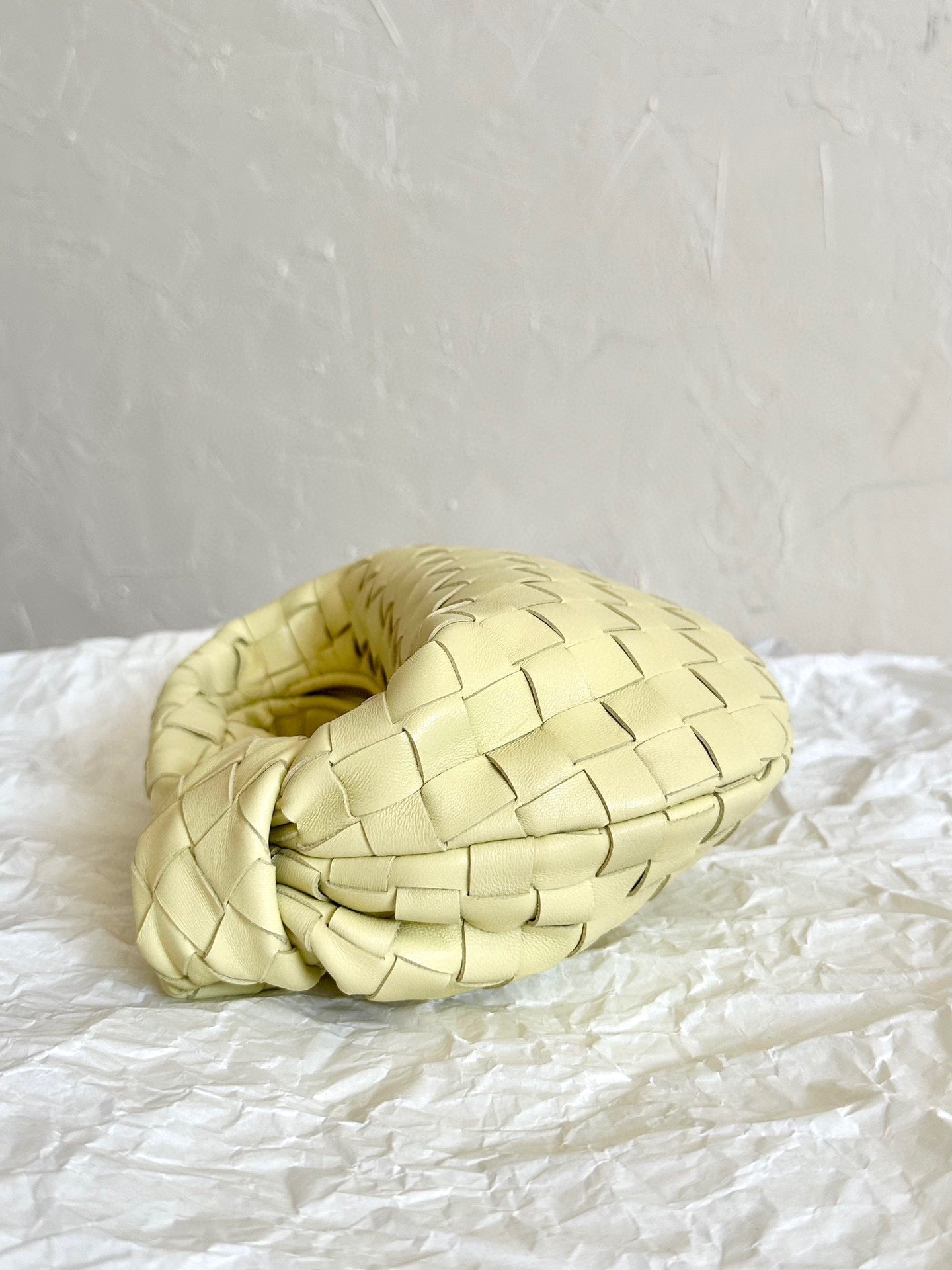 Bottega Veneta mini jodie 28 lime lambskin