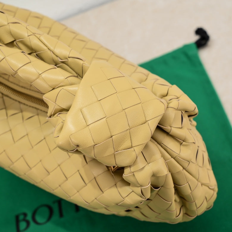 Bottega Veneta small jodie 48 lime lambskin