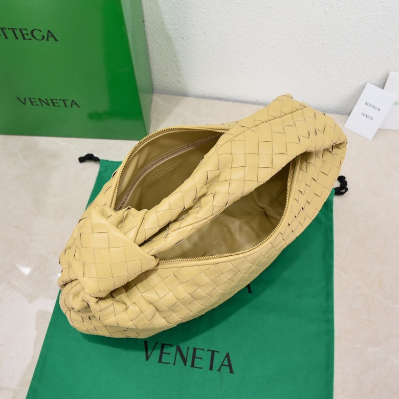 Bottega Veneta small jodie 48 lime lambskin
