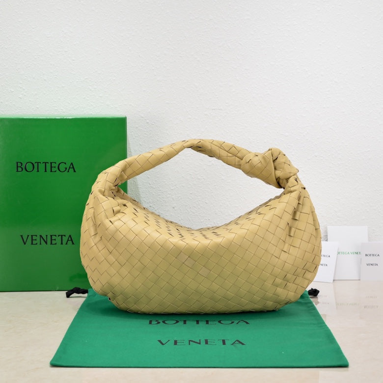 Bottega Veneta small jodie 48 lime lambskin