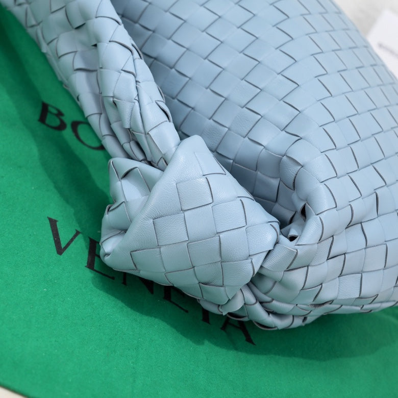 Bottega Veneta small jodie 48 cloud blue lambskin