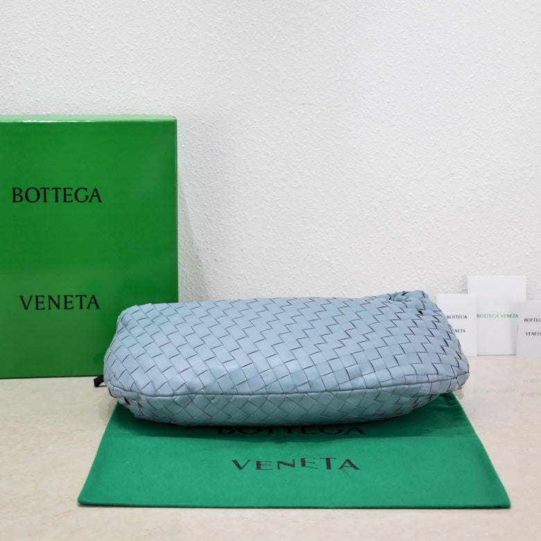 Bottega Veneta small jodie 48 cloud blue lambskin