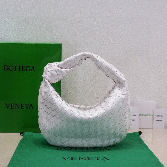 Bottega Veneta small jodie 48 white lambskin