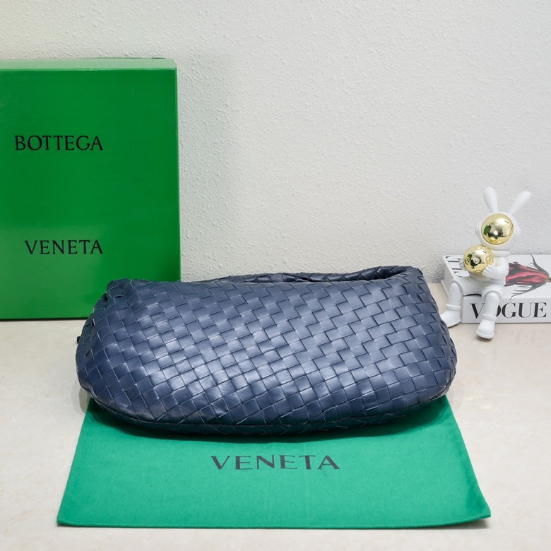 Bottega Veneta small jodie 48 blue lambskin