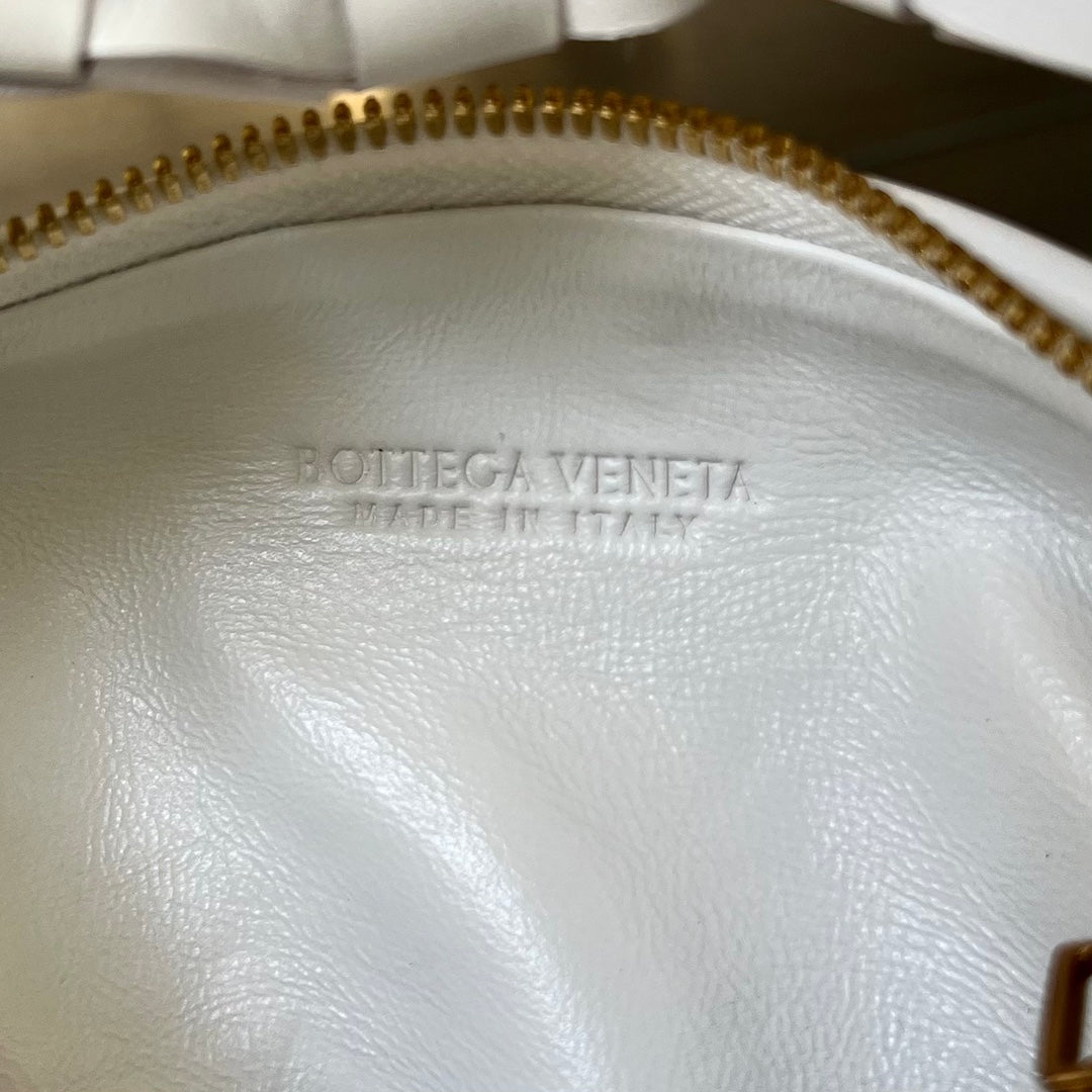 Bottega Veneta bv 24 mini jodie 28 white lambskin
