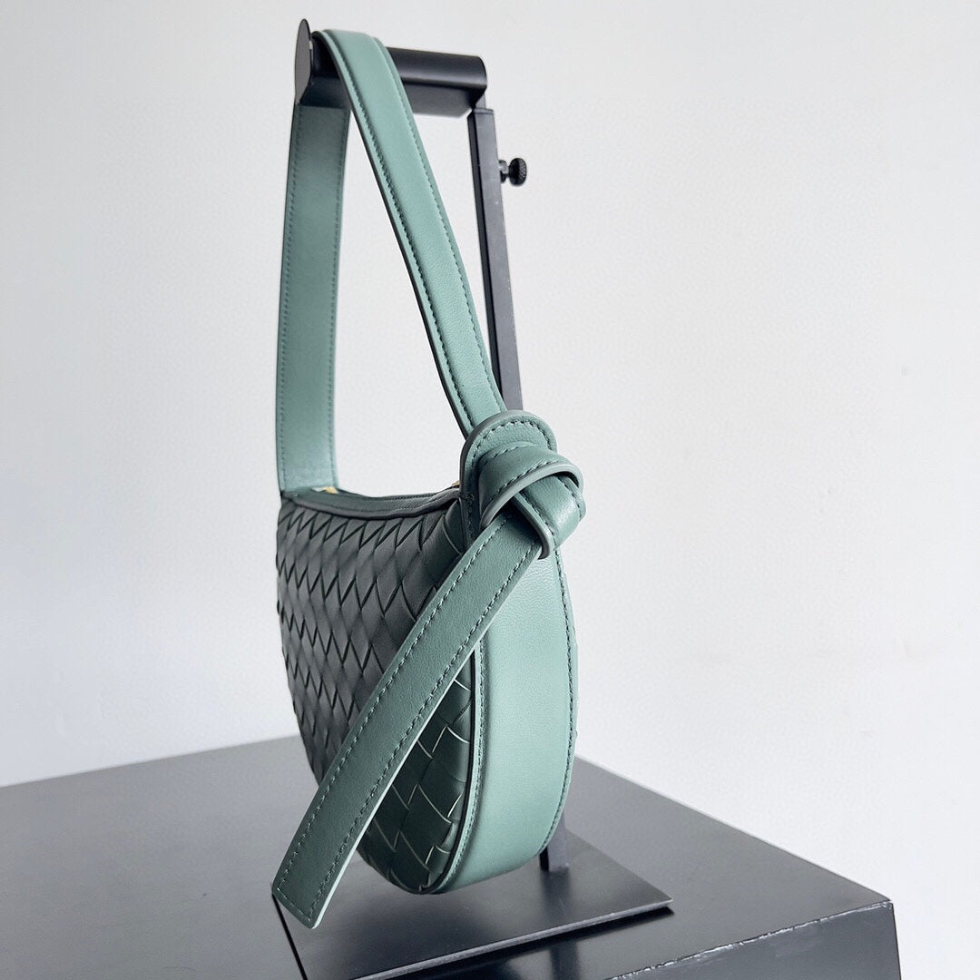 Bottega Veneta BV Mini Sunrise 23cm Mint Calfskin Ghw