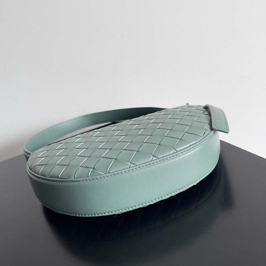 Bottega Veneta BV Mini Sunrise 23cm Mint Calfskin Ghw