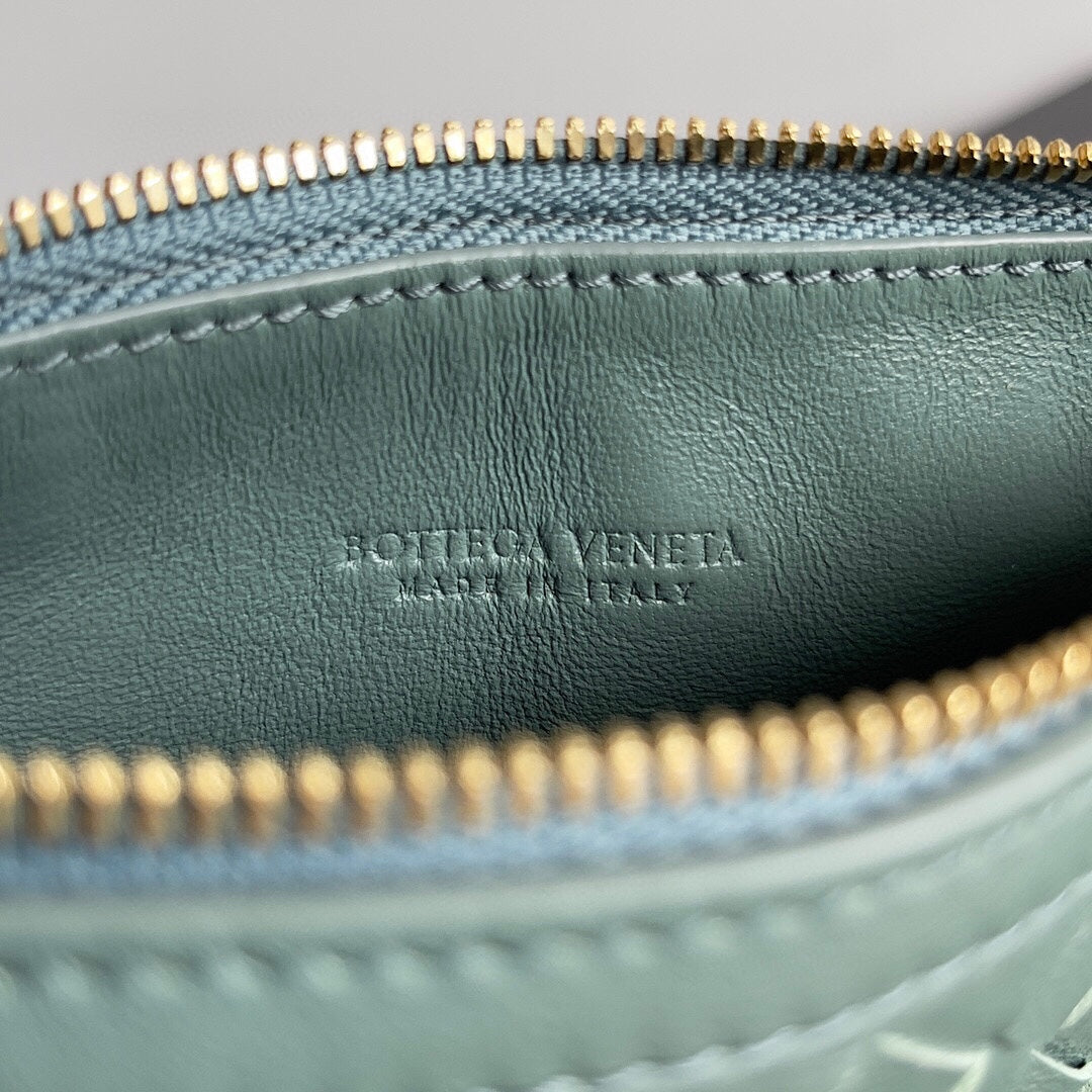 Bottega Veneta BV Mini Sunrise 23cm Mint Calfskin Ghw