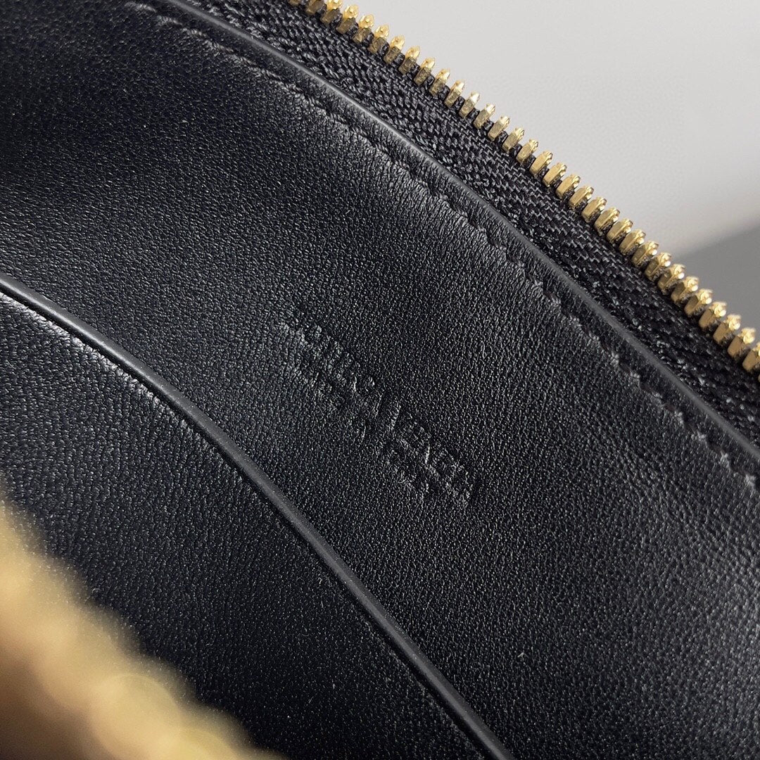 Bottega Veneta BV Mini Sunrise 23cm Black Calfskin Ghw