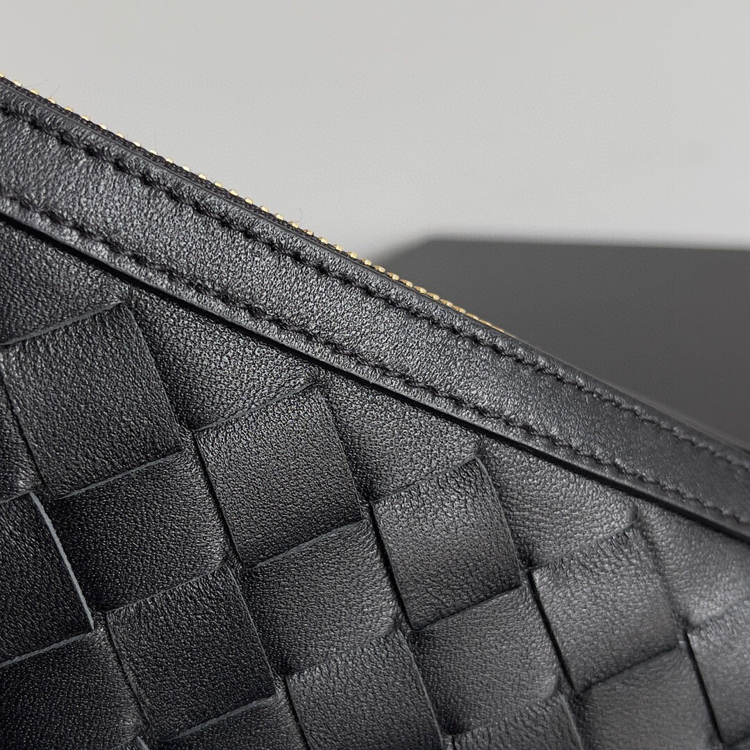 Bottega Veneta BV Mini Sunrise 23cm Black Calfskin Ghw