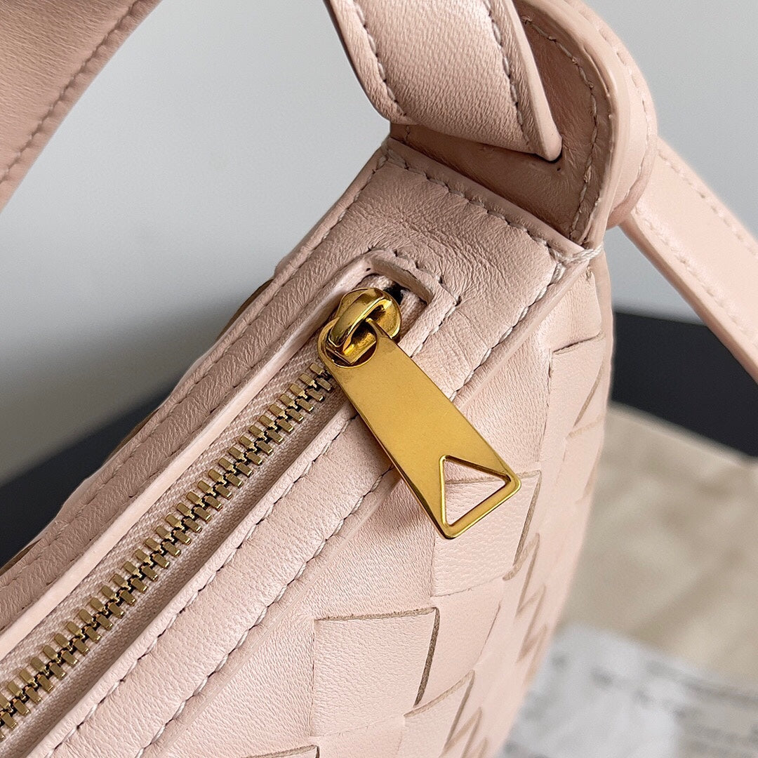 Bottega Veneta BV Mini Sunrise 23cm Light Pink Calfskin Ghw