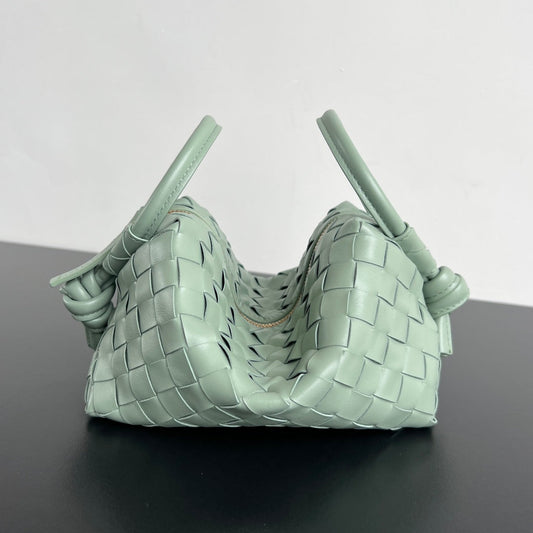 Bottega Veneta BV Loop Top Handle 19cm Sauge Lambskin