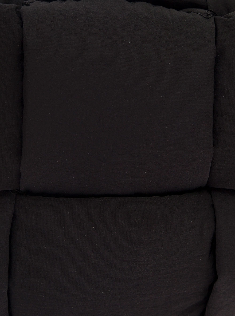 Bottega Veneta Men Black Shoulder Bag With Intreccio Motif In Nylon Man