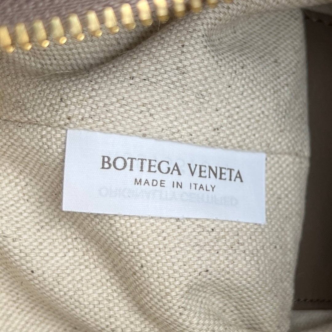 Bottega Veneta BV Loop Top Handle 19cm Brown Lambskin