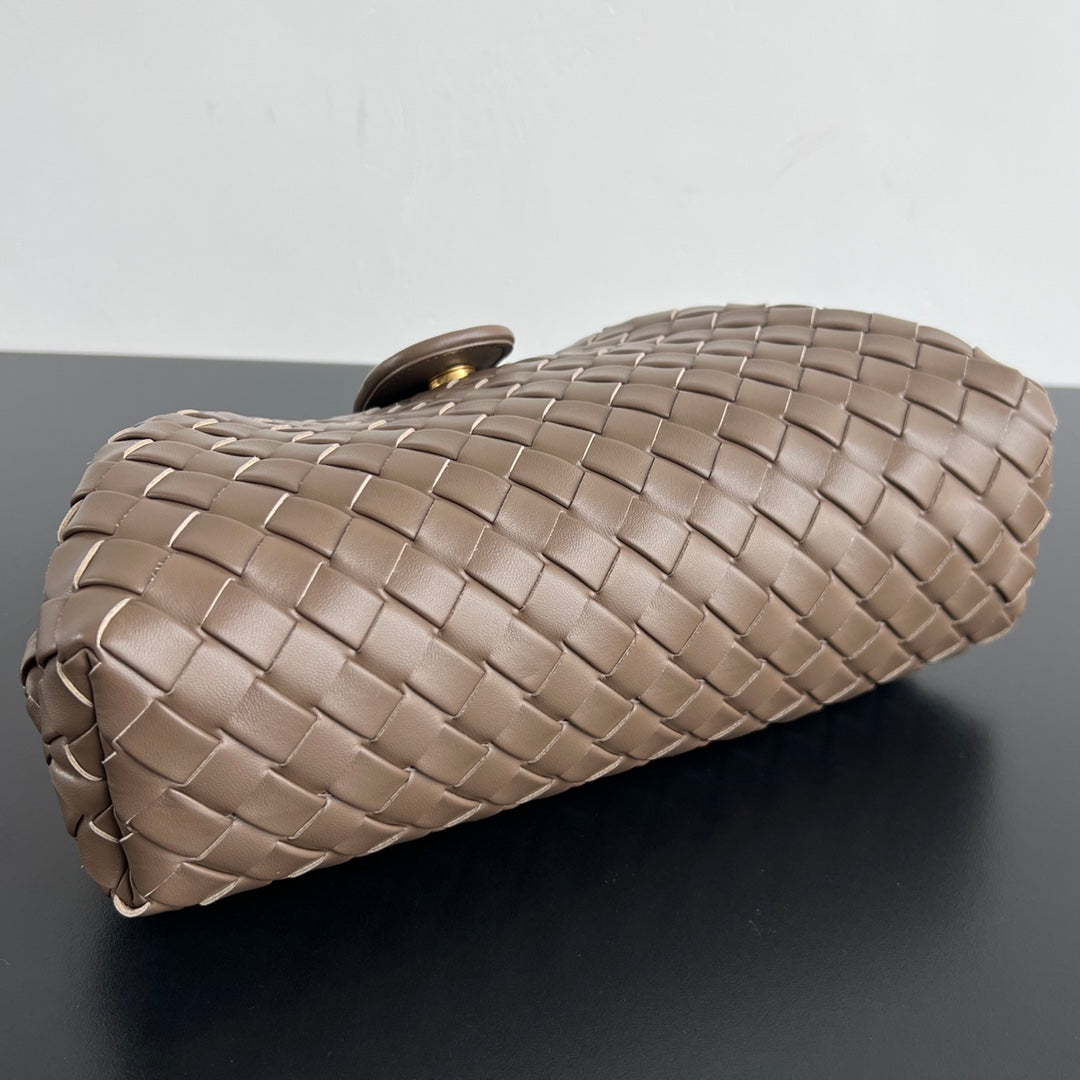 Bottega Veneta BV Lauren 1980 31.5cm Dark Beige Lambskin