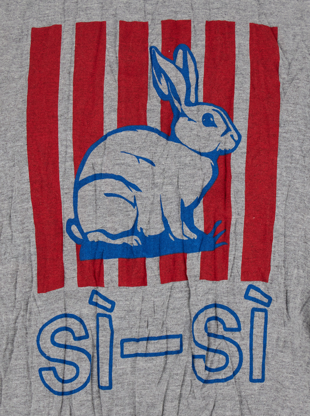 Bottega Veneta Women Grey Crewneck T-Shirt With Maxi Print On The Front And Wrinkled Ffect In Cotton Woman