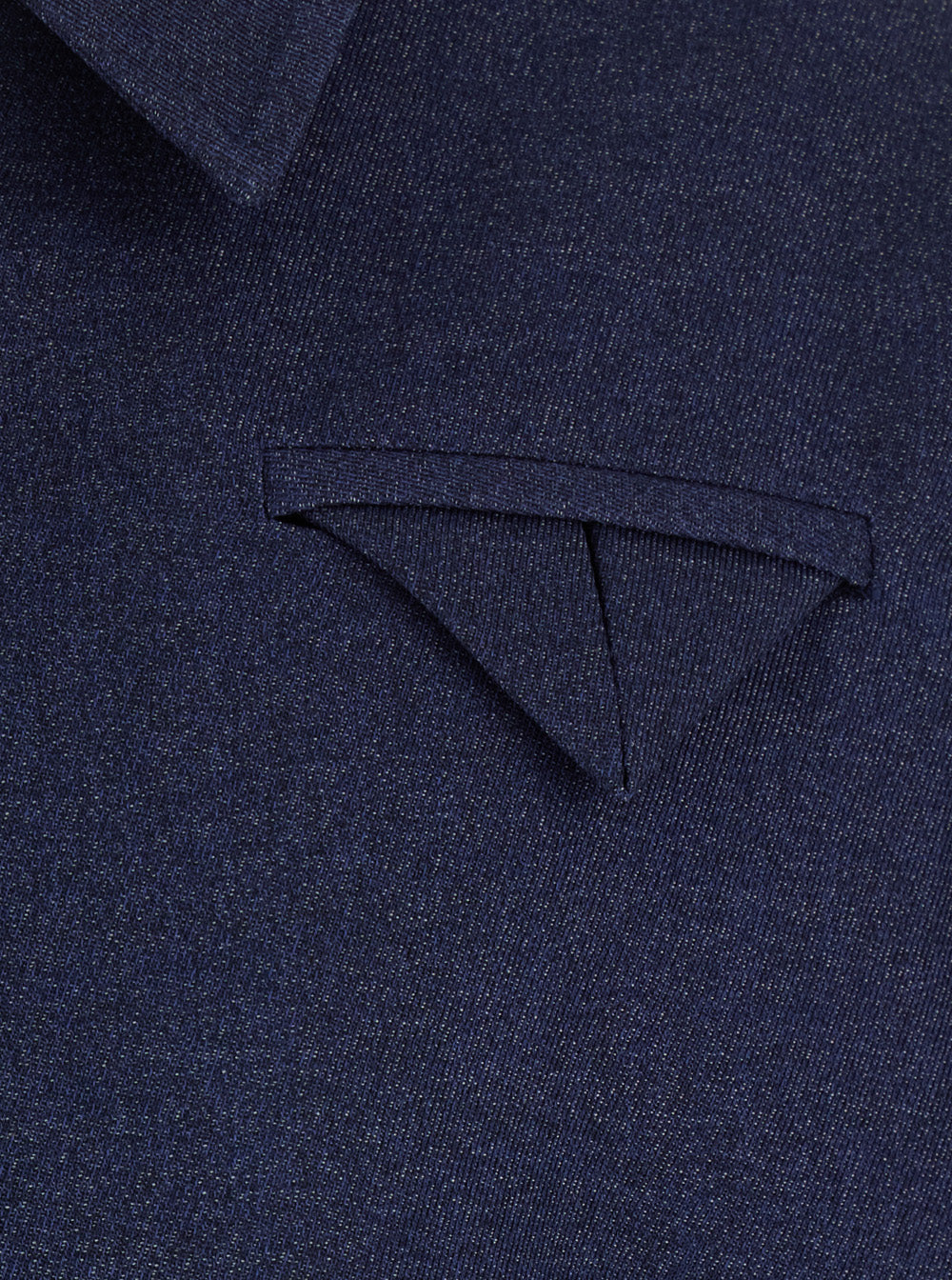 Bottega Veneta Men Blue Jacket With Classic Collar And Front Zip Closure In Wool Man