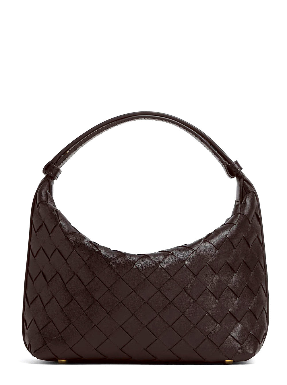 Bottega Veneta Women 'Candy Wallace' Brown Handbag With Intrecciato Motif In Leather Woman
