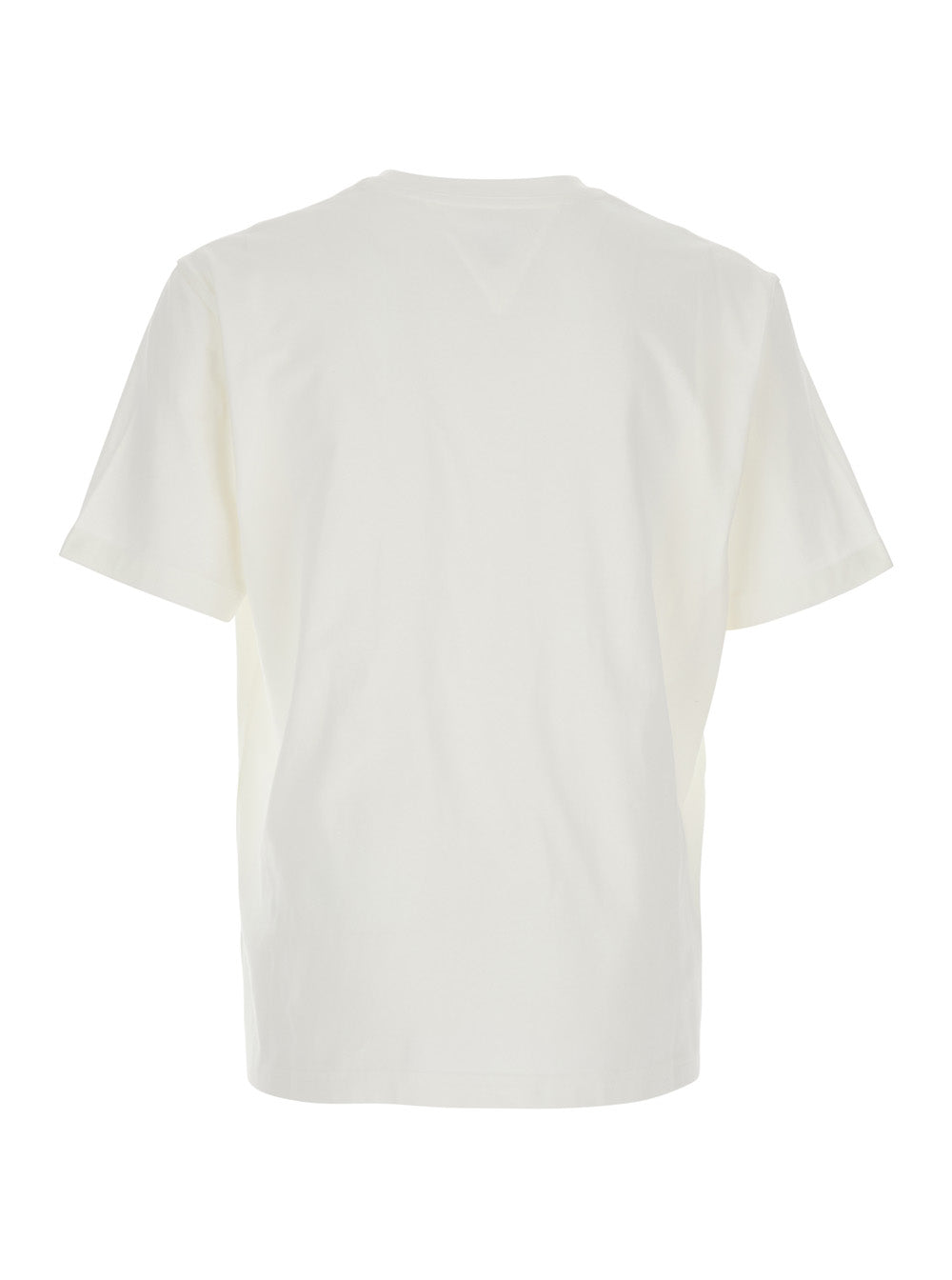 Bottega Veneta Men White Crewneck T-Shirt With Mushroom Embroidery On The Front In Cotton Man