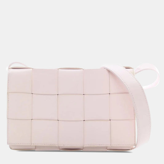 Bottega Veneta Lambskin Intrecciato Cassette Crossbody