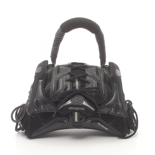 Balenciaga Leather Fabric Top Handle Bag 661723