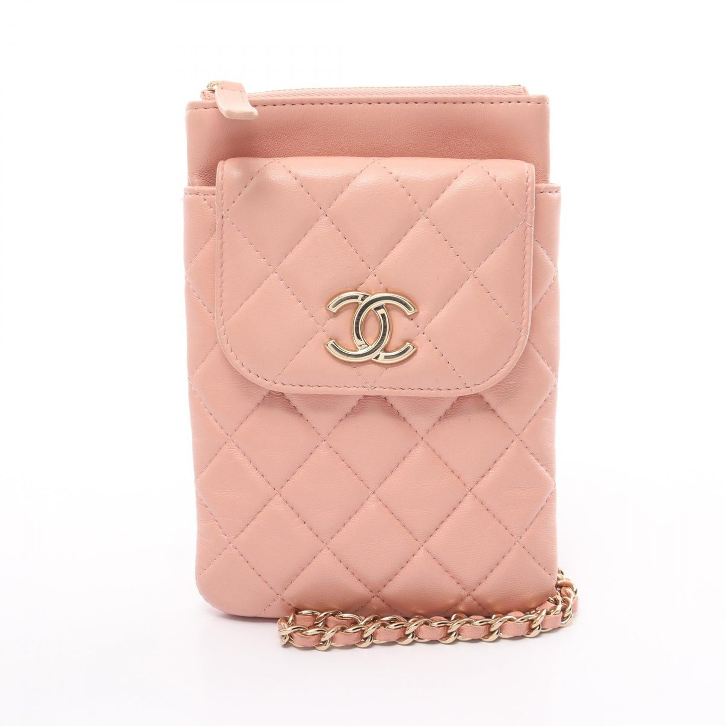Chanel Matelasse Phone Case Leather Shoulder Bag 29614670