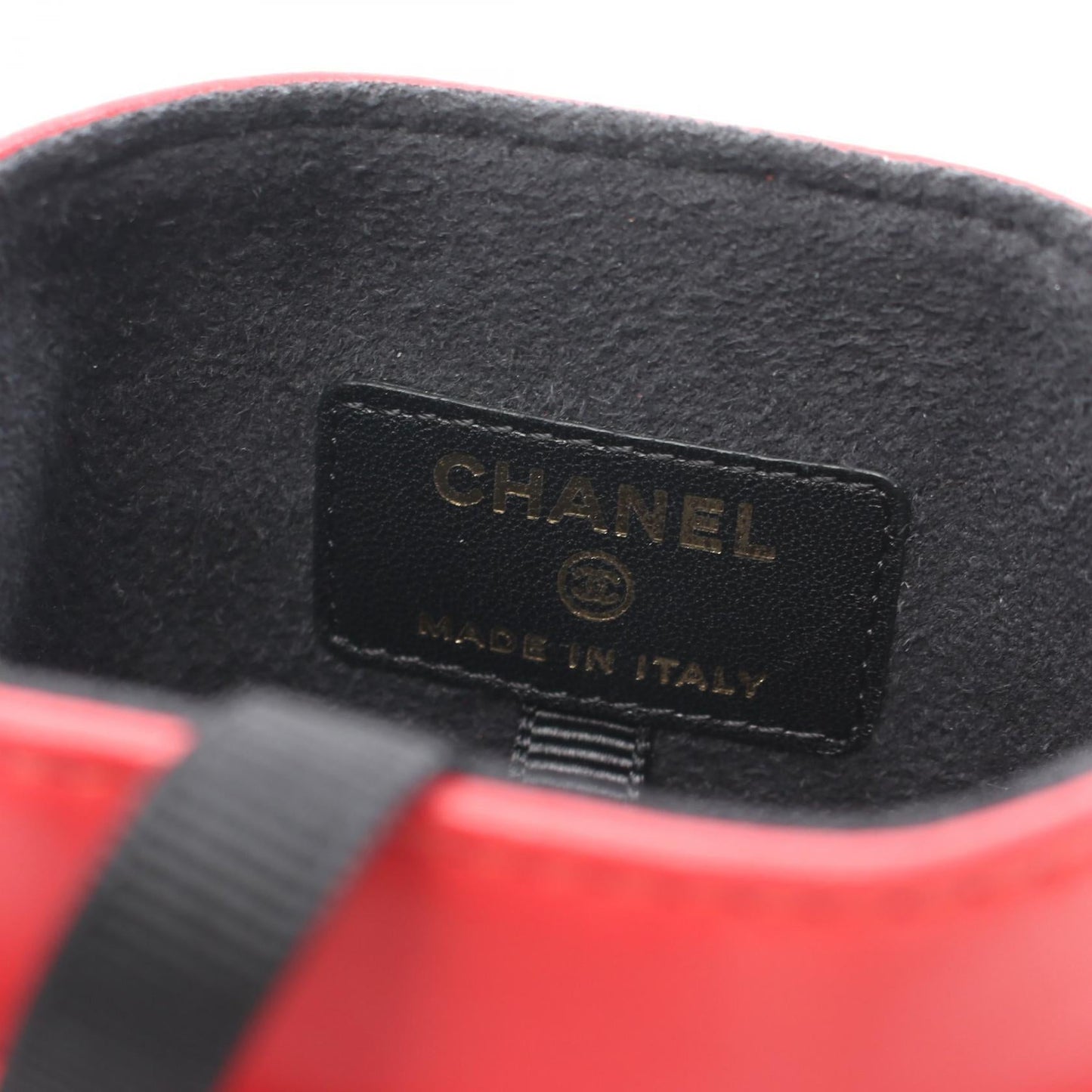 Chanel CC Chain Around Phone Holder  Leather Shoulder Bag