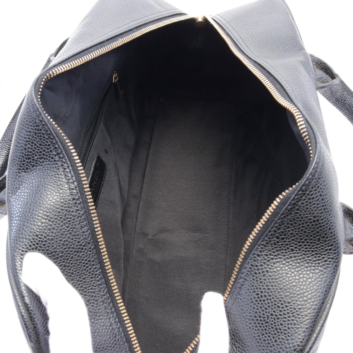 Chanel Caviar Skin Matelasse Handbag Black