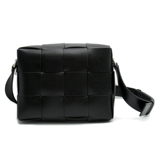 Bottega Veneta Leather Shoulder Bag Black