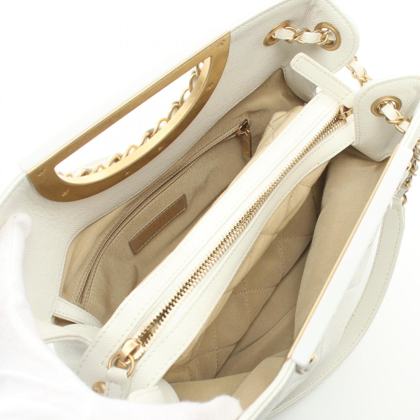 Chanel Caviar Skin Matelasse Shoulder Bag