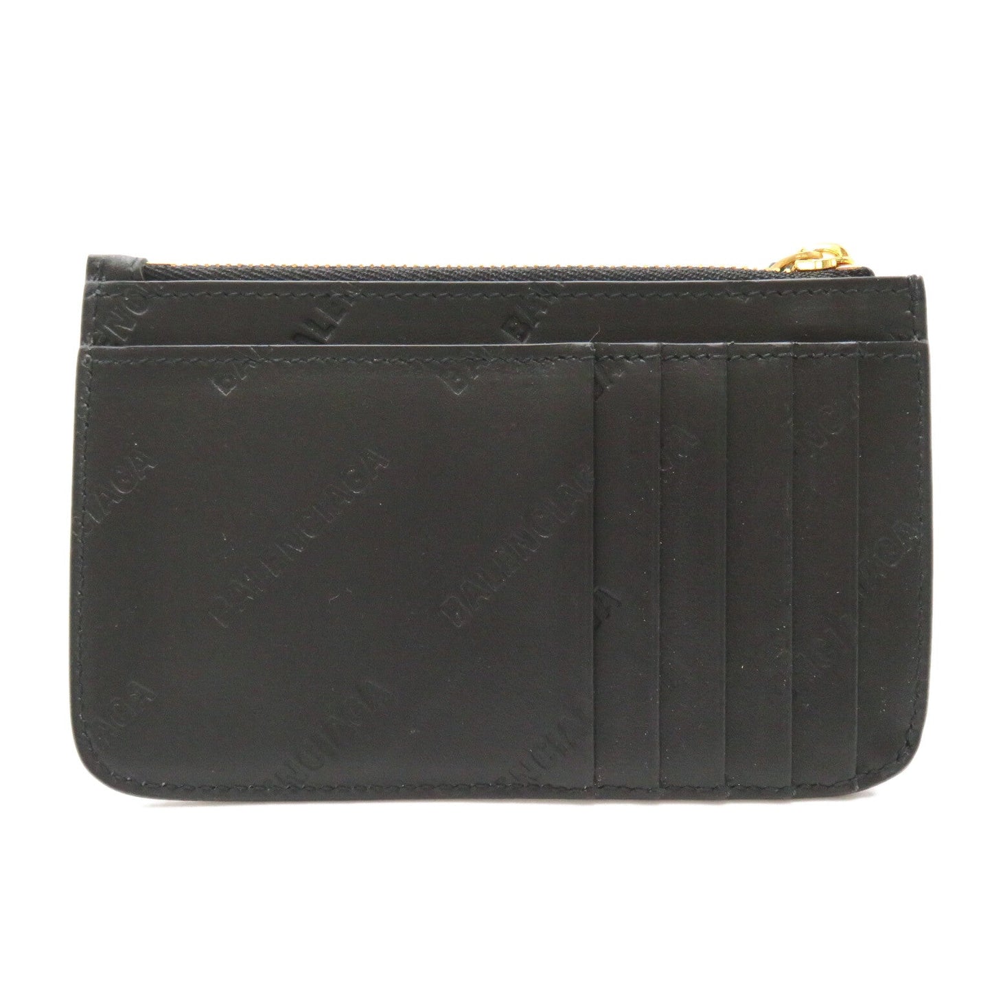 Balenciaga Leather Long Coin & Card Holder