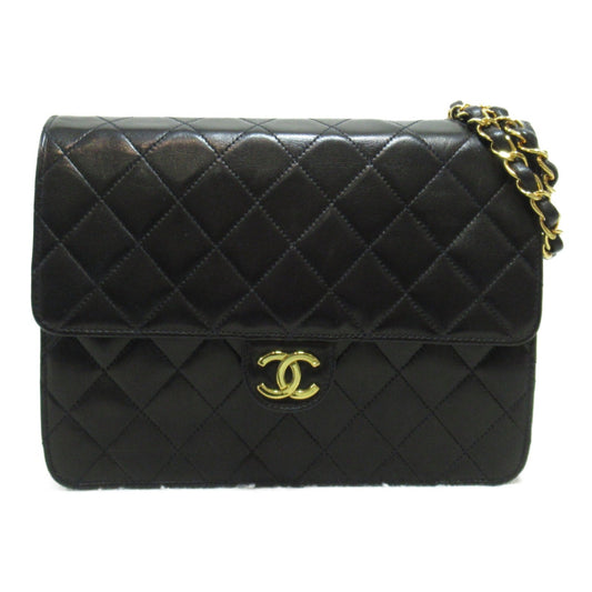 Chanel Lambskin Matelasse Push Lock Shoulder Bag