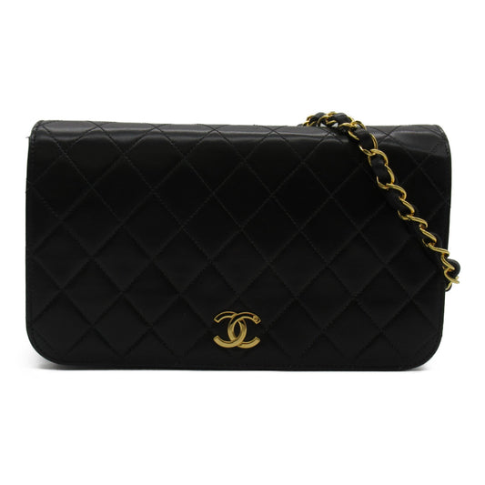 Chanel Lambskin Single Flap Shoulder Bag