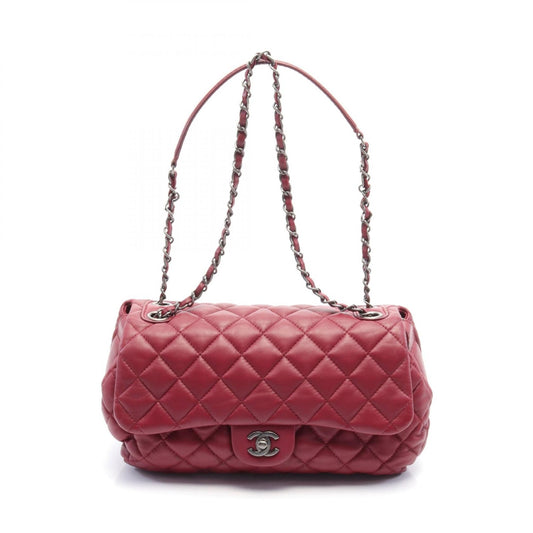 Chanel MATRASSE W chain shoulder bag Leather Shoulder Bag A39078 in New Condition