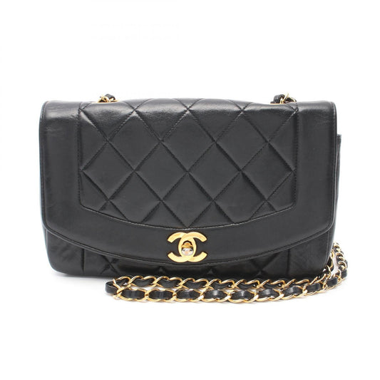 Chanel Matelasse Diana Flap Shoulder Bag Leather Shoulder Bag A01165 in New Condition
