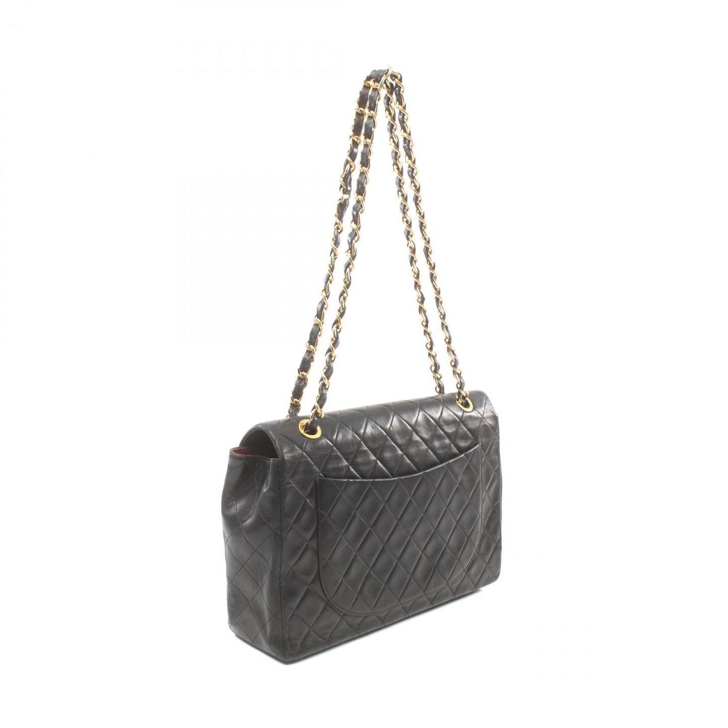 Chanel Lambskin Shoulder Bag Black