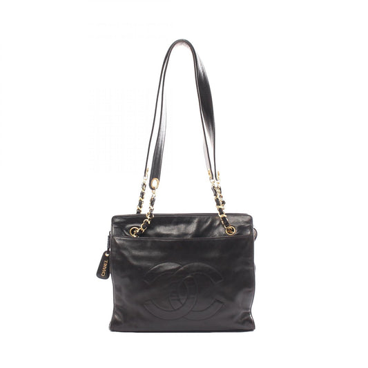 Chanel Leather Chain Tote Bag Leather Tote Bag in New Condition