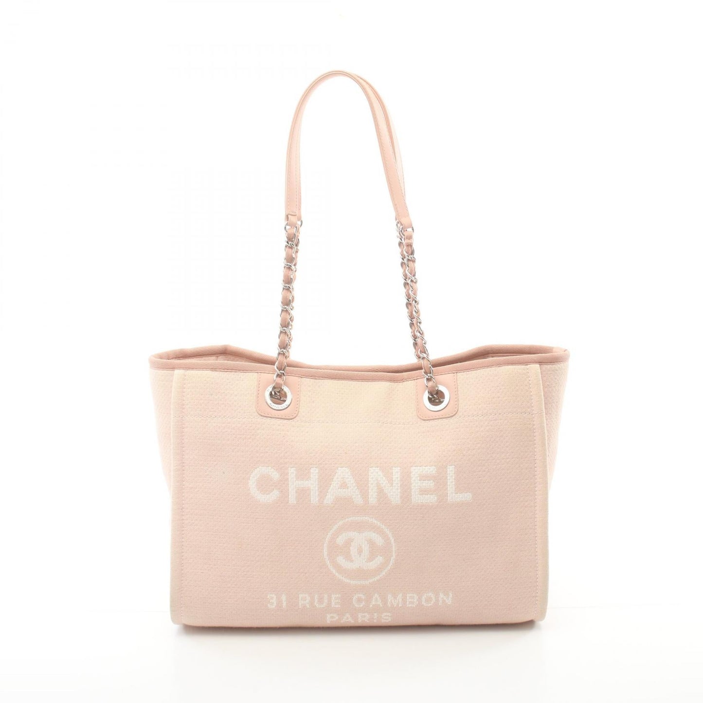 Chanel Deauville Tote Canvas Tote Bag A67001 in New Condition