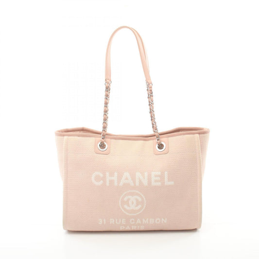 Chanel Deauville Tote Canvas Tote Bag A67001 in New Condition